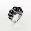Anillo Cartier Libre Tressage, Metaquartzite, diamantes