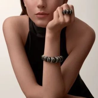 Anillo Cartier Libre Tressage, Metaquartzite, diamantes