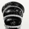 Anillo Cartier Libre Tressage, Metaquartzite, diamantes