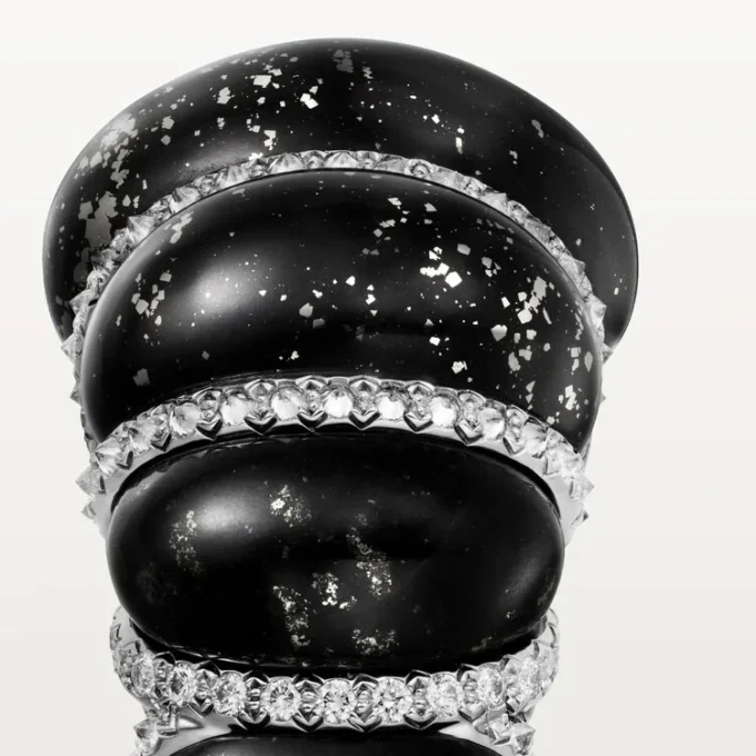 Anillo Cartier Libre Tressage, Metaquartzite, diamantes