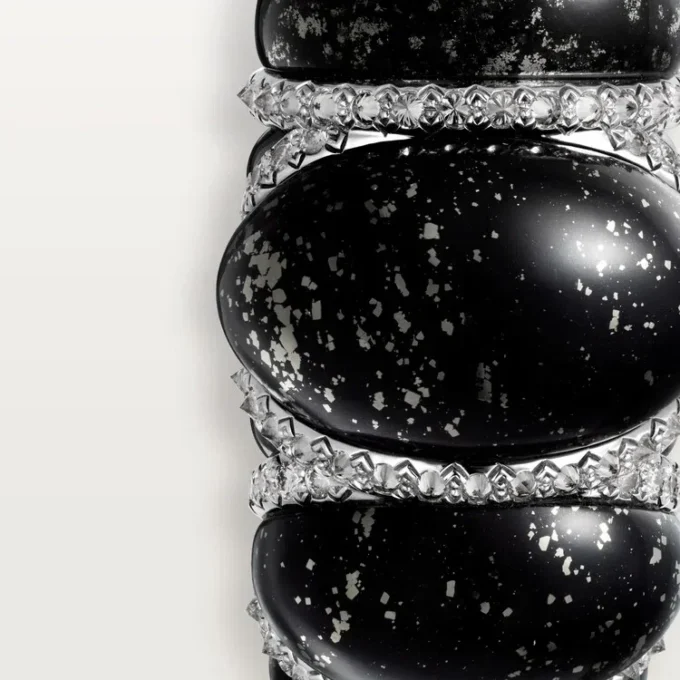 Anillo Cartier Libre Tressage, Metaquartzite, diamantes