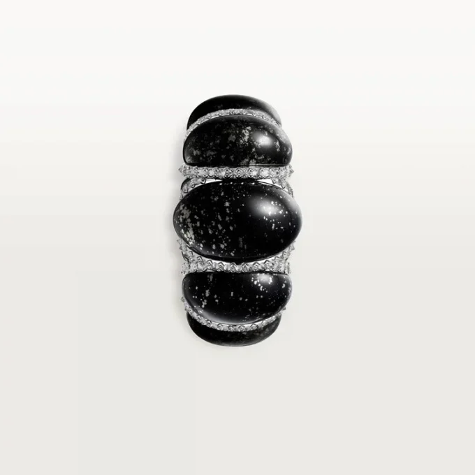 Anillo Cartier Libre Tressage, Metaquartzite, diamantes