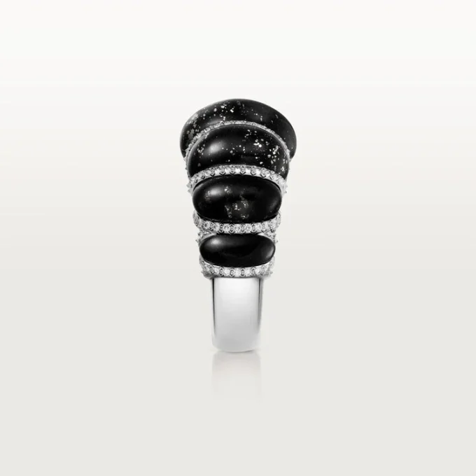 Anillo Cartier Libre Tressage, Metaquartzite, diamantes