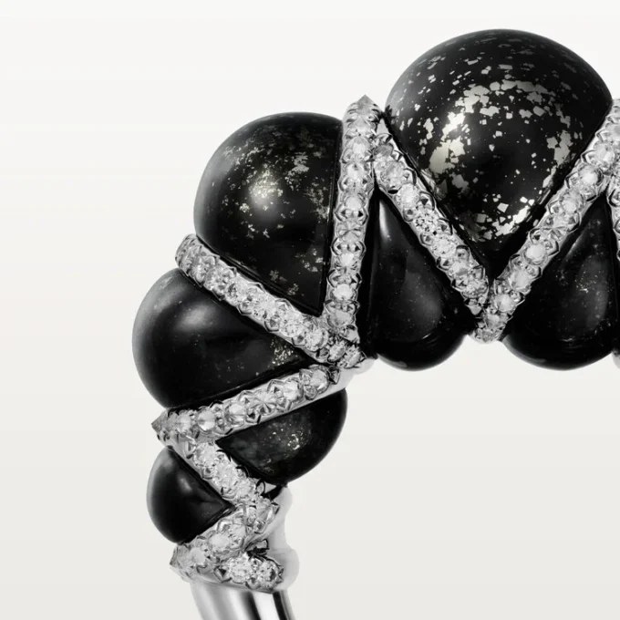 Anillo Cartier Libre Tressage, Metaquartzite, diamantes