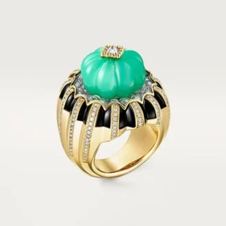Anillo Cartier Libre Tuttitutti, crisoprasa, diamantes