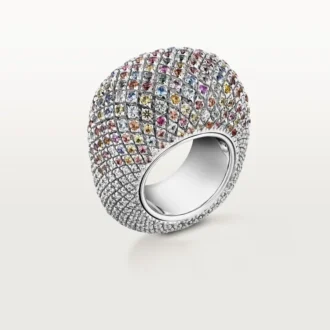 Anillo Cartier Libre Tuttitutti, zafiros Umba, diamantes