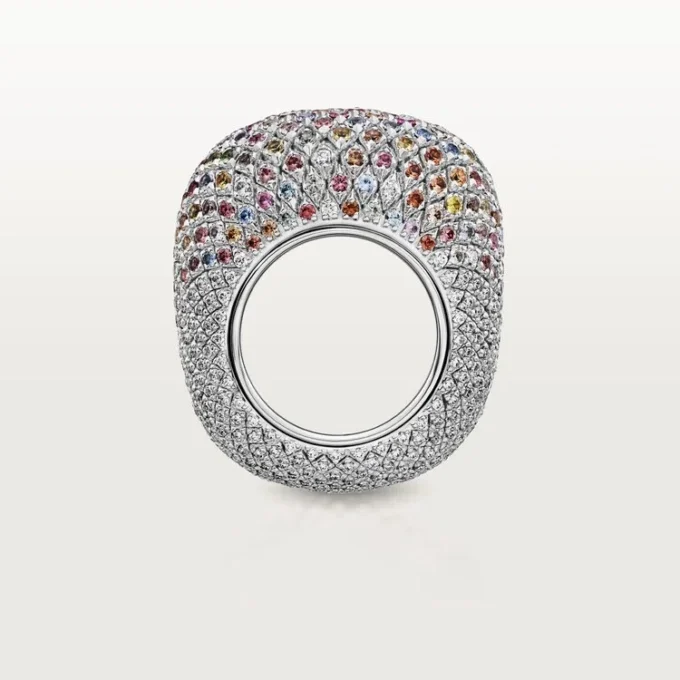 Anillo Cartier Libre Tuttitutti, zafiros Umba, diamantes