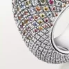 Anillo Cartier Libre Tuttitutti, zafiros Umba, diamantes