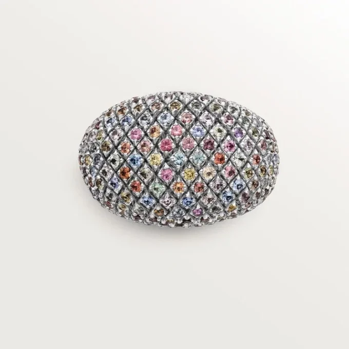 Anillo Cartier Libre Tuttitutti, zafiros Umba, diamantes