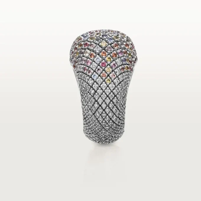 Anillo Cartier Libre Tuttitutti, zafiros Umba, diamantes