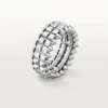Anillo Clash De Cartier, doble fila