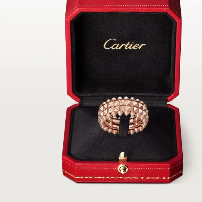 Anillo Clash De Cartier, doble fila