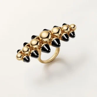 Anillo Clash De Cartier, modelo extragrande, ónix