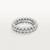 Anillo Clash de Cartier, modelo pequeño, pavé