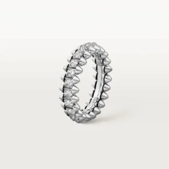Anillo Clash de Cartier, modelo pequeño, pavé
