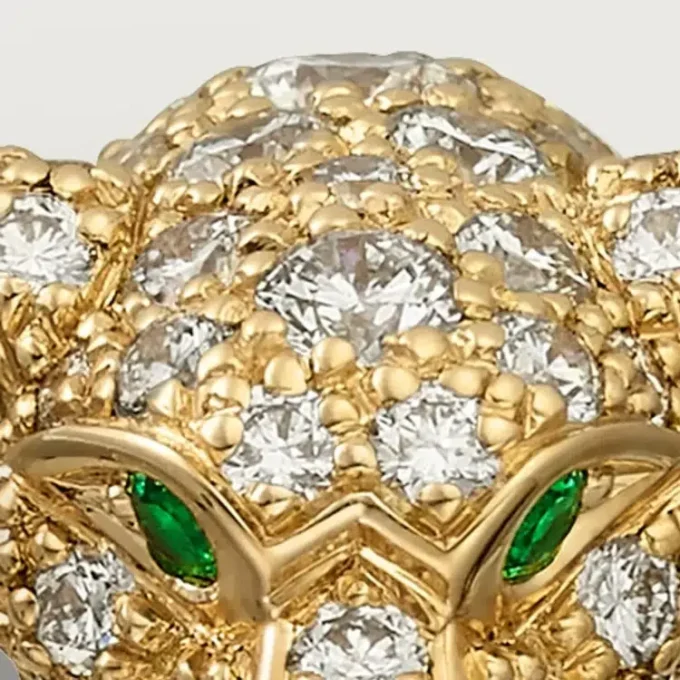 Anillo de diamantes Panthere de Cartier, oro amarillo | Cartier EE. UU.