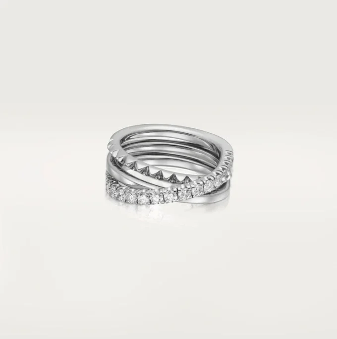 Anillo Etincelle De Cartier – Oro blanco, diamantes – Cartier