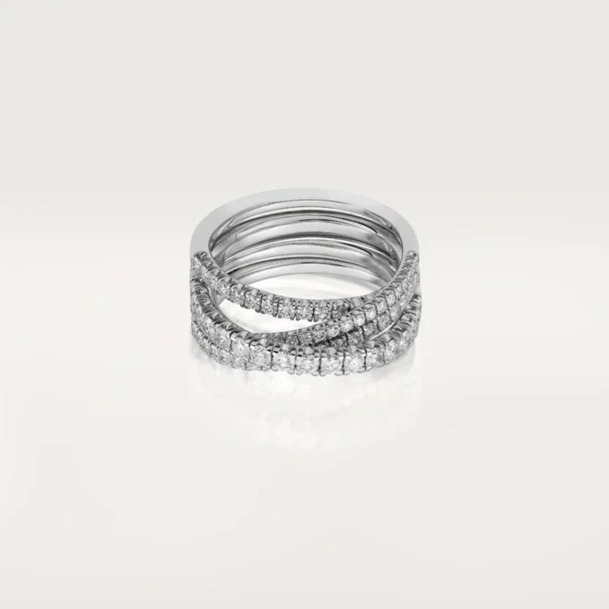 Anillo Etincelle De Cartier – Oro blanco, diamantes – Cartier