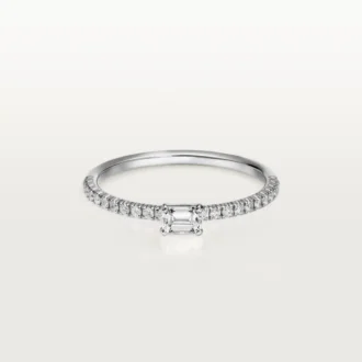 Anillo Etincelle De Cartier – Oro blanco, diamantes – Cartier