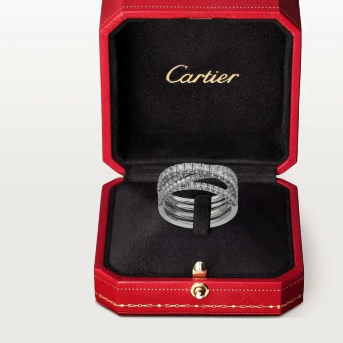 Anillo Etincelle De Cartier – Oro blanco, diamantes – Cartier