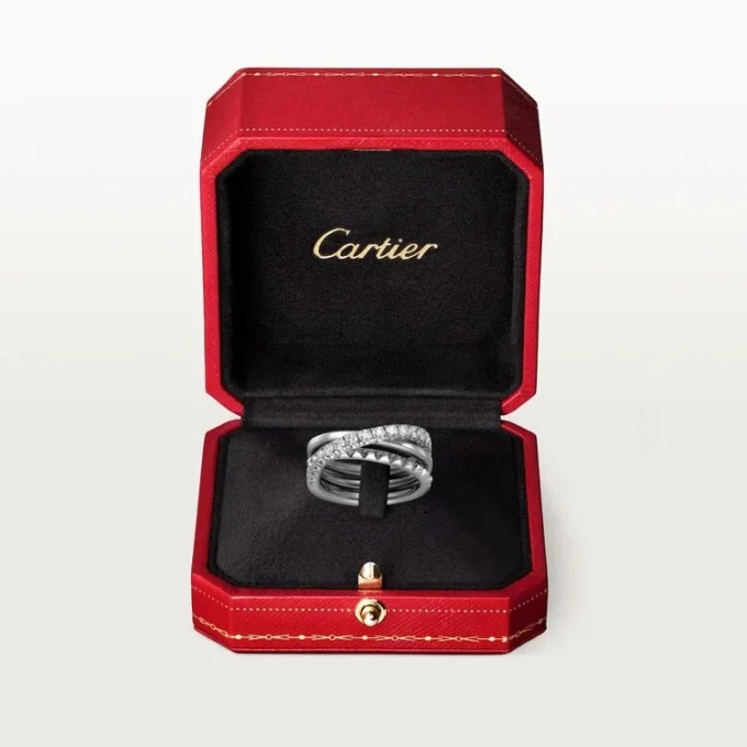 Anillo Etincelle De Cartier – Oro blanco, diamantes – Cartier
