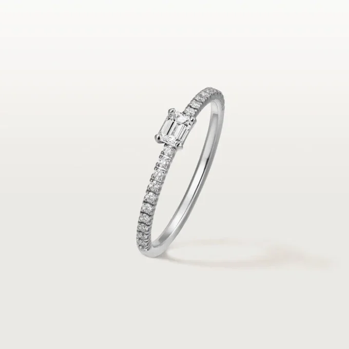 Anillo Etincelle De Cartier – Oro blanco, diamantes – Cartier Anillo Etincelle De Cartier – Oro blanco, diamantes – Cartier