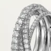 Anillo Etincelle De Cartier – Oro blanco, diamantes – Cartier