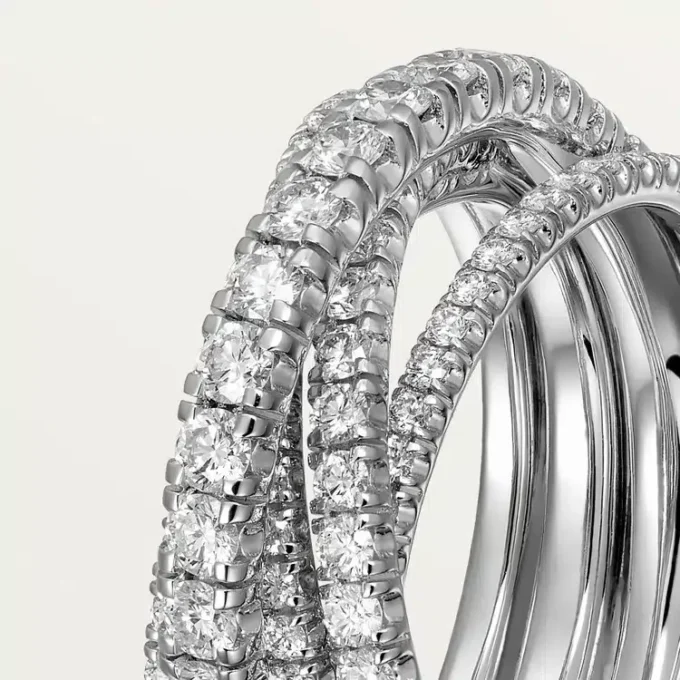 Anillo Etincelle De Cartier – Oro blanco, diamantes – Cartier