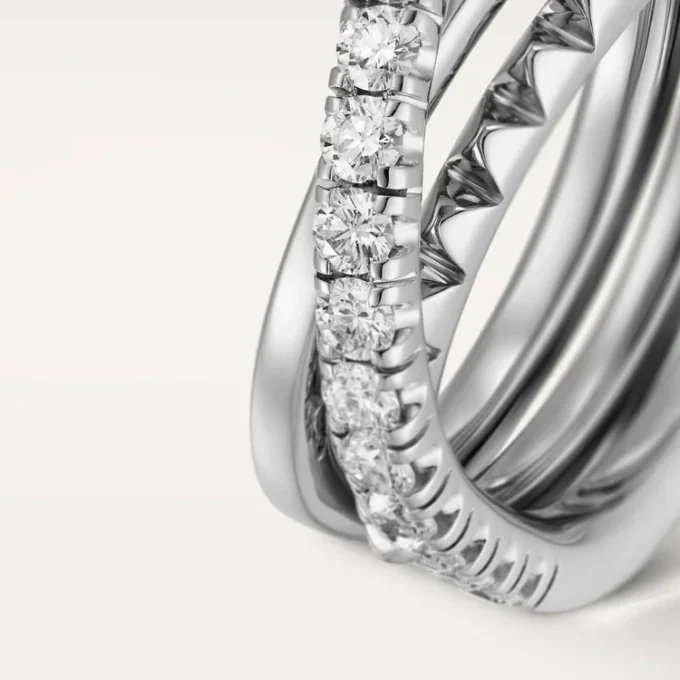 Anillo Etincelle De Cartier – Oro blanco, diamantes – Cartier