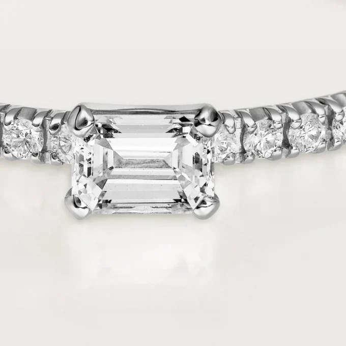 Anillo Etincelle De Cartier – Oro blanco, diamantes – Cartier Anillo Etincelle De Cartier – Oro blanco, diamantes – Cartier