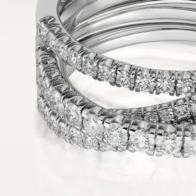 Anillo Etincelle De Cartier – Oro blanco, diamantes – Cartier