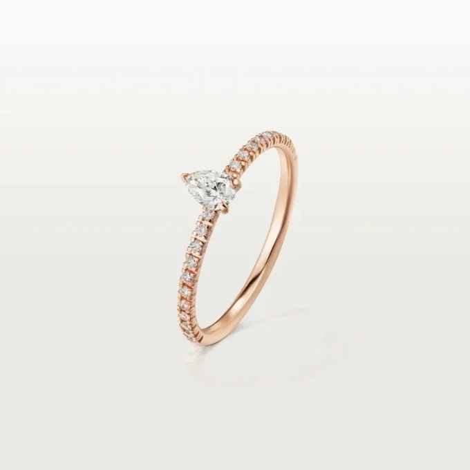 Anillo Etincelle De Cartier – Oro rosa, diamantes – Cartier Anillo Etincelle De Cartier – Oro rosa, diamantes – Cartier