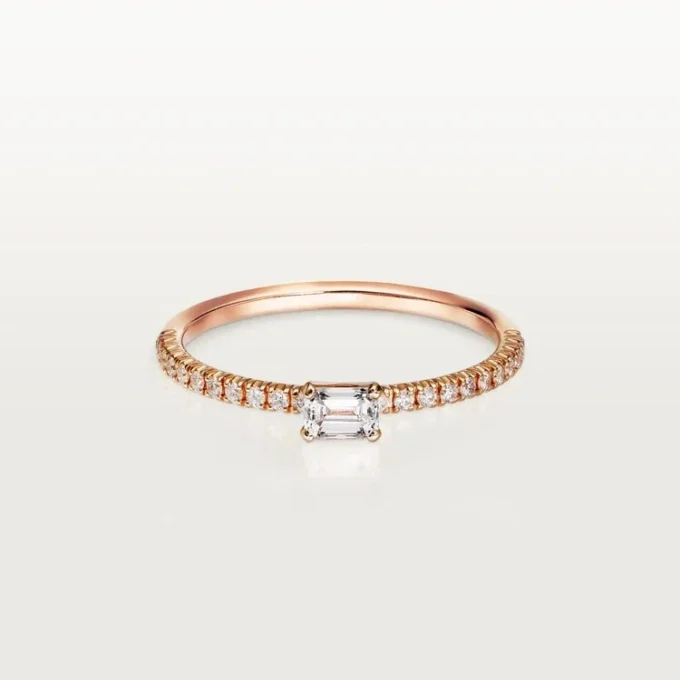 Anillo Etincelle De Cartier – Oro rosa, diamantes – Cartier Anillo Etincelle De Cartier – Oro rosa, diamantes – Cartier