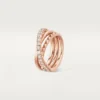 Anillo Etincelle De Cartier – Oro rosa, diamantes – Cartier
