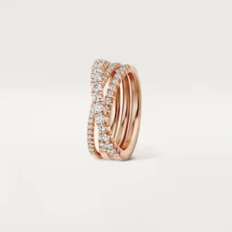 Anillo Etincelle De Cartier – Oro rosa, diamantes – Cartier