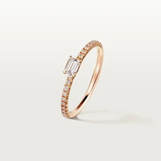 Anillo Etincelle De Cartier – Oro rosa, diamantes – Cartier