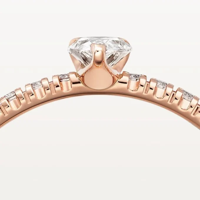 Anillo Etincelle De Cartier – Oro rosa, diamantes – Cartier Anillo Etincelle De Cartier – Oro rosa, diamantes – Cartier