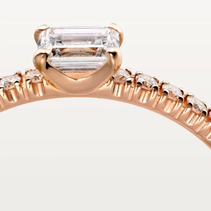 Anillo Etincelle De Cartier – Oro rosa, diamantes – Cartier Anillo Etincelle De Cartier – Oro rosa, diamantes – Cartier
