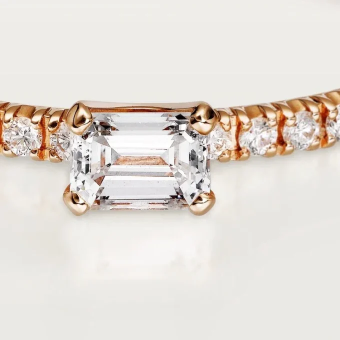 Anillo Etincelle De Cartier – Oro rosa, diamantes – Cartier Anillo Etincelle De Cartier – Oro rosa, diamantes – Cartier