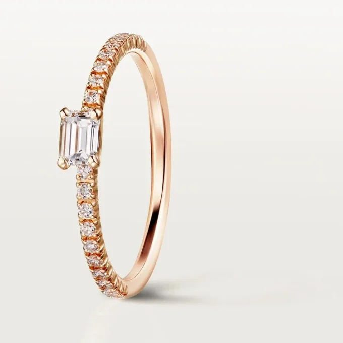 Anillo Etincelle De Cartier – Oro rosa, diamantes – Cartier Anillo Etincelle De Cartier – Oro rosa, diamantes – Cartier