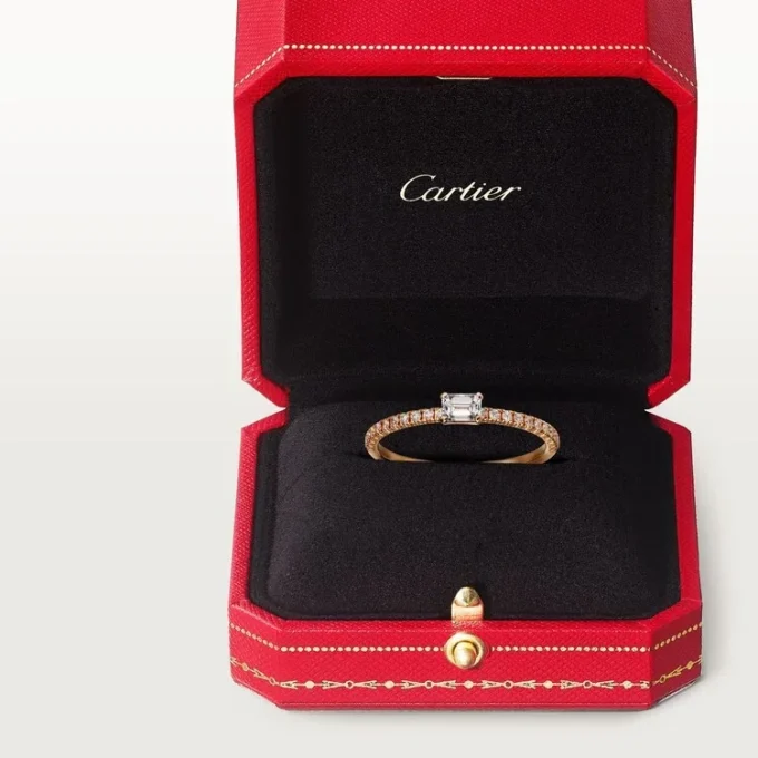 Anillo Etincelle De Cartier – Oro rosa, diamantes – Cartier Anillo Etincelle De Cartier – Oro rosa, diamantes – Cartier