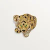 Anillo Faune Et Flore De Cartier, diamantes amarillos, naranjas y marrones, pavé