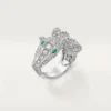 Anillo Faune Et Flore De Cartier, pavé