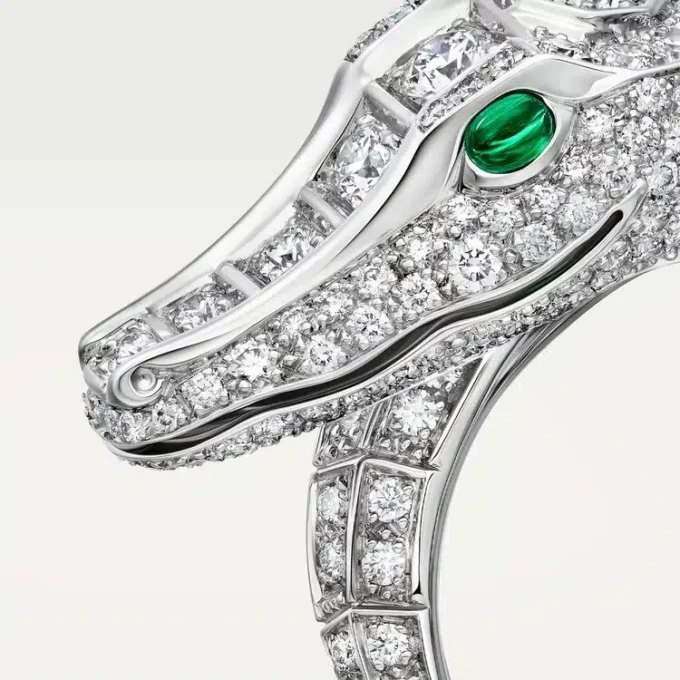 Anillo Faune Et Flore De Cartier, pavé