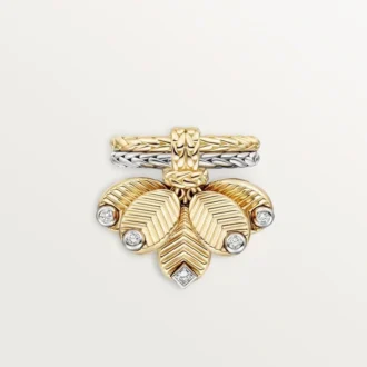 Anillo Grain De Café, diamantes