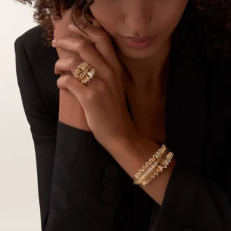 Anillo Grain De Café, diamantes