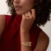 Anillo Grain De Café, diamantes