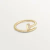 Anillo Juste Un Clou, modelo pequeño, diamantes
