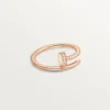 Anillo Juste Un Clou, modelo pequeño, diamantes