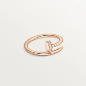 Anillo Juste Un Clou, modelo pequeño, diamantes